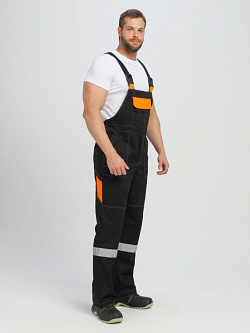 Костюм ProfLineBase-1 (тк.Твил,210) брюки, зеленый/черный/желтый