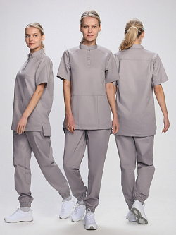 Костюм женский MedLine®  Ева (тк.Смесовая,145), св.серый