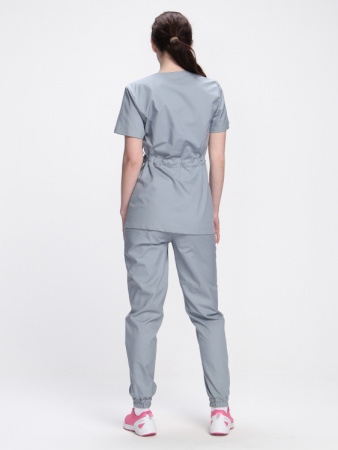 Костюм женский MedLine Марина (тк.Коттон-Рич,130), серый