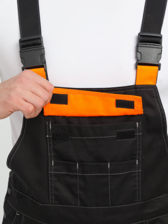Костюм ProfLineBase-1 (тк.Твил,210) брюки, зеленый/черный/желтый