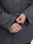 Куртка зимняя Бригада NEW (тк.Смесовая,210), т.серый/красный