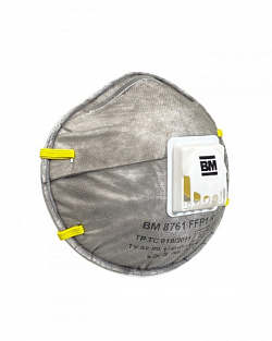 Респиратор ВМ-8761 NR D FFP1 (4 ПДК) с клапаном, чашеобразная, от аэрозолей (кр10х360)