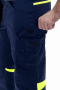 Брюки ACTIVE FLEX / АКТИВ ФЛЕКС, летние, т.синий-флуоресцентный желтый