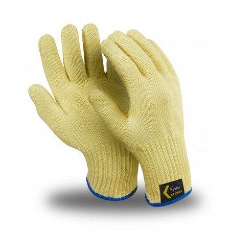 Перчатки АРАМАКС (TG-601), Kevlar®, без покрытия, до 250°С, оверлок, цвет желтый