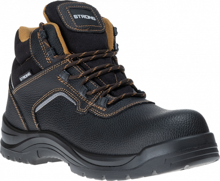 Ботинки STRONG (Стронг) с КП, кожаные ПУ/ПУ