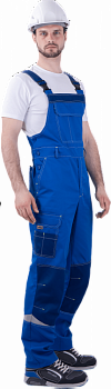 Полукомбинезон ТУРБО SAFETY летний, василек-синий