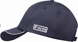 Бейсболка IFORM, т.серый-черный