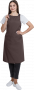 Фартук ЕВРО, коричневый